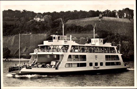 Ak Bodensee, Fährschiff Linzgau