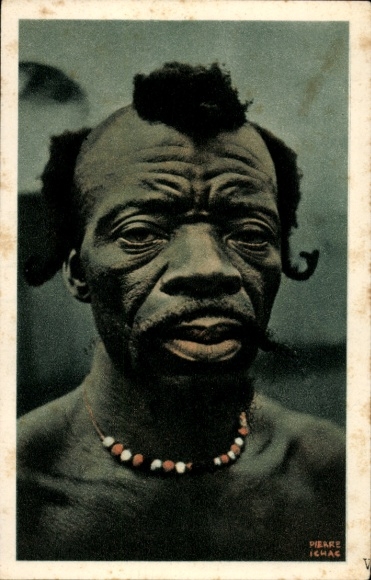 CPA Cameroun, Portrait d'un homme de la forêt