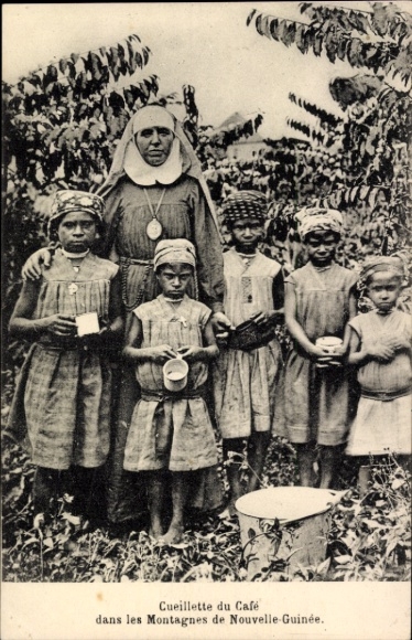 Ak Papua Neuguinea, Cueillette du Café dans les Montagnes