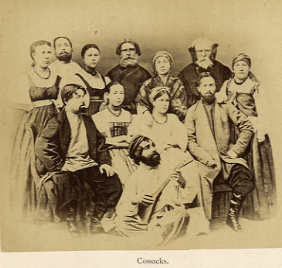 Nord-Asien. Sechs seltene ethnographische Originalfotos, um 1870