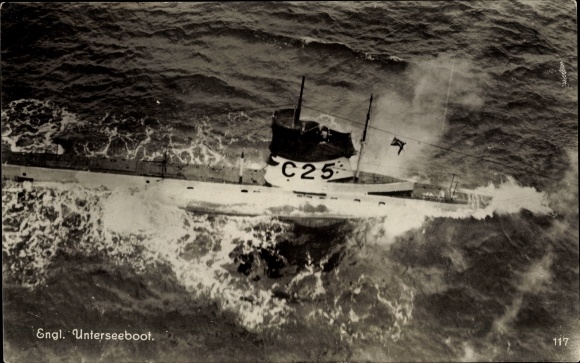 Ak Britisches U Boot, HMS C 25