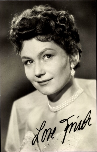 Ak Schauspielerin Lore Frisch, DEFA Film, Meine Frau macht Musik