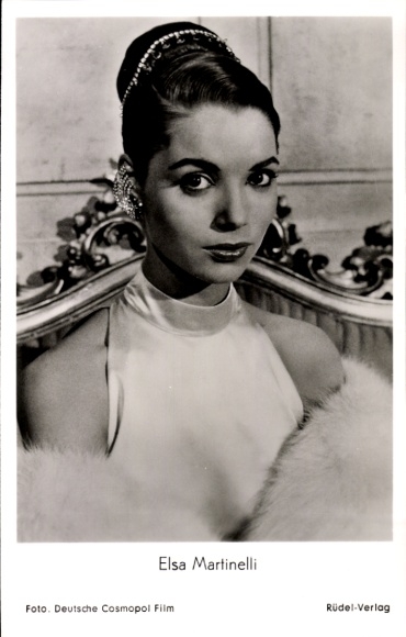 Ak Schauspielerin Elsa Martinelli, Portrait