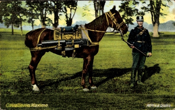 Ak Schweizer Armee, Kavallerie, Maxime