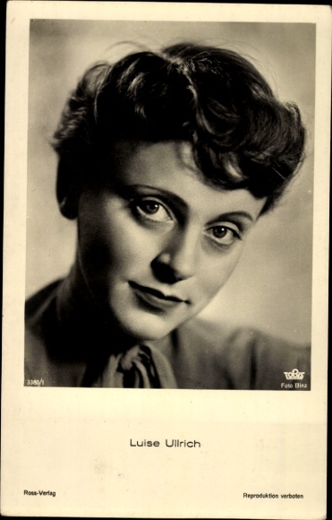 Ak Schauspielerin Luise Ullrich, Portrait