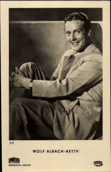 Foto Schauspieler Wolf Albach Retty, Portrait