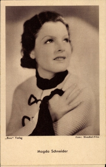 Ak Schauspielerin Magda Schneider, Portrait