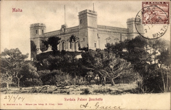 Ak Valletta Malta, Yardala Palace Boschetto,  , 27/7/04, A. Gauci