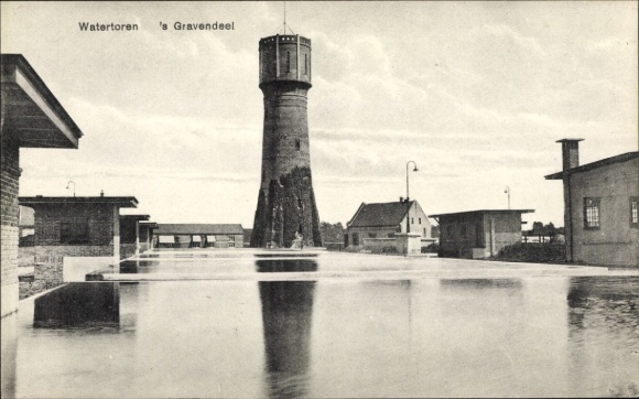 Ak's Gravendeel Südholland, Wasserturm