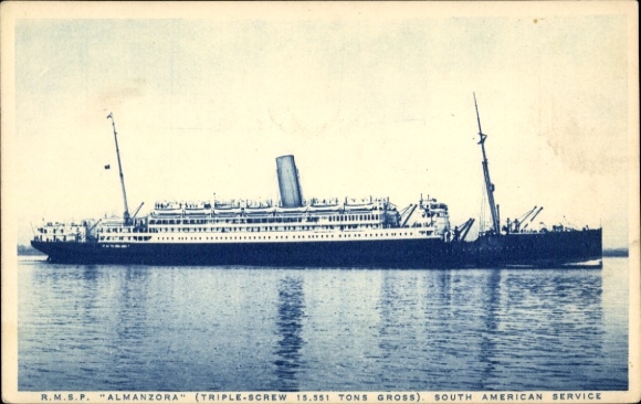 Ak RMSP Almanzora, Passagierschiff