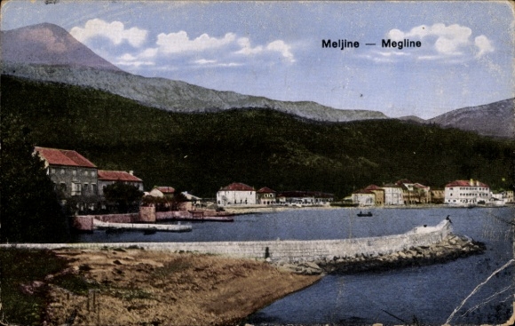 Ak Meljine Megline Montenegro, Gesamtansicht