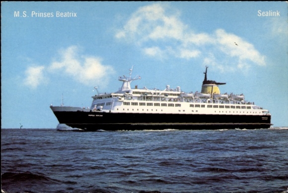 Ak Schiff MS Prinses Beatrix, Sealink