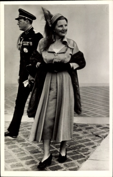 Ak Juliana der Niederlande, Prinz Bernhard der Niederlande, Juli 1950