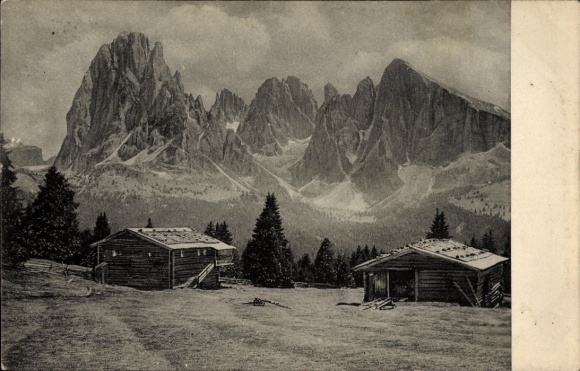 Ak Dolomiten, Langkofel-Gruppe von der Hartlsenne