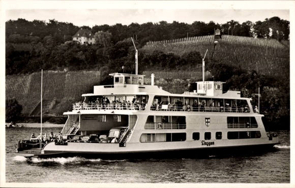 Ak Bodensee, Fährschiff Linzgau