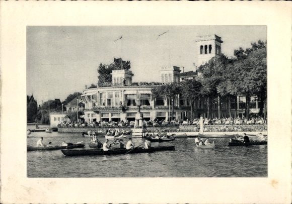 Ak Hamburg Nord Uhlenhorst, Uhlenhorster Fährhaus, Restaurant Schwegler
