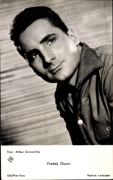 Ak Schauspieler Freddy Quinn, Portrait