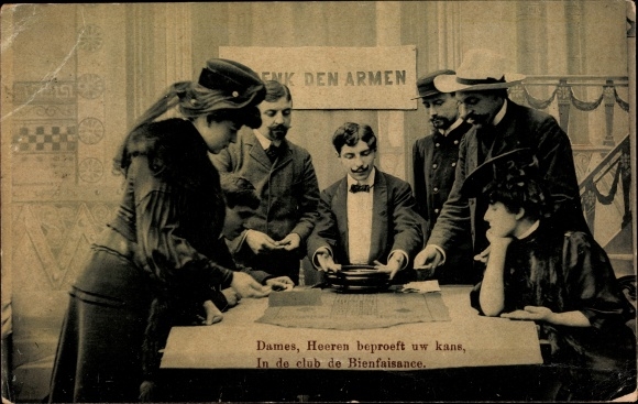 Ak Gedenk den Armen, Club de Bienfaisance, Roulette