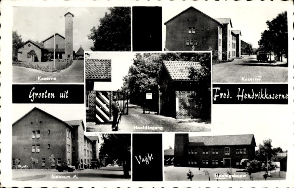 Ak 's Hertogenbosch Nordbrabant Niederlande, Fred. Hendrikkazerne, Gebouw A, Boofdgebouw