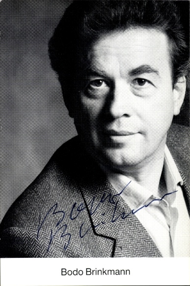 Foto Opernsänger Bodo Brinkmann, Bariton, Portrait, Autogramm