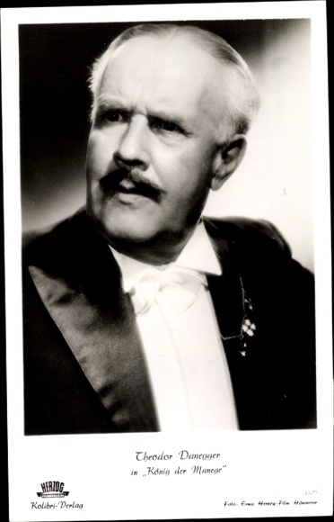 Foto Schauspieler Theodor Danegger in König der Manege, Portrait