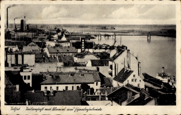 Ak Sowjetsk Tilsit Ostpreußen, Gesamtansicht