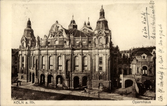 Ak Cöln Köln am Rhein, Opernhaus, Köln a. Rh.,  Architektur, 