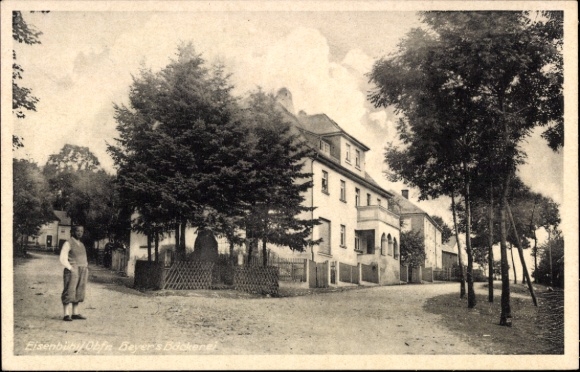 Ak Eisenbühl Berg in Oberfranken, Beyers Bäckerei