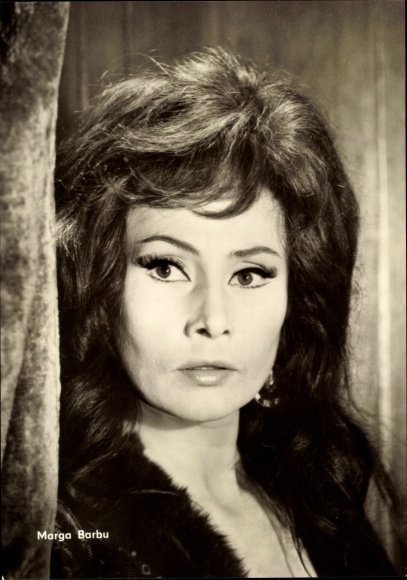 Ak Schauspielerin Marga Barbu, Portrait