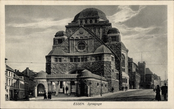 Judaika Ak Essen im Ruhrgebiet, Synagoge