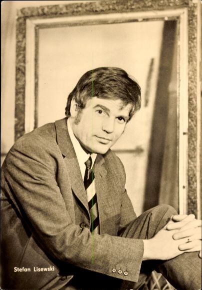 Ak Schauspieler Stefan Lisewski, DEFA, Chronik eines Mordes, Portrait