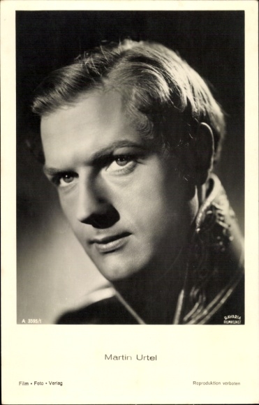 Ak Schauspieler Martin Urtel, Portrait