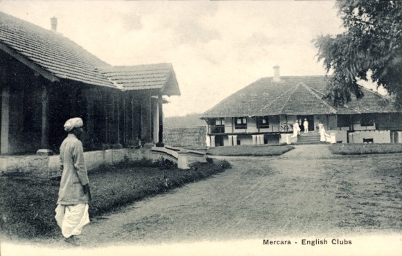 Ak Strasbourg Straßburg Elsass Bas Rhin, Englisch-Klub, Mercara, Völkerschau der Basler Mission