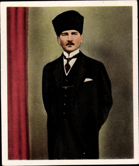 Sammelbild Die Nachkriegszeit Nr. 95, November 1925, Kemal Pascha, türkischer Heerführer