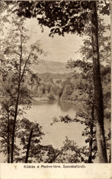 Ak Sovata Szováta Fürdő Siebenbürgen Rumänien, Blick auf den Bärensee