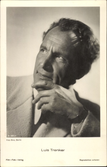 Ak Schauspieler und Bergsteiger Luis Trenker, Portrait