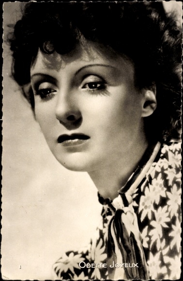 Ak Schauspielerin Odette Joyeux, Portrait