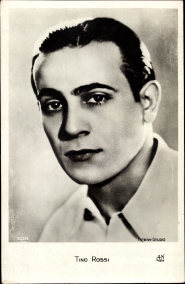 Ak Schauspieler Tino Rossi, Portrait