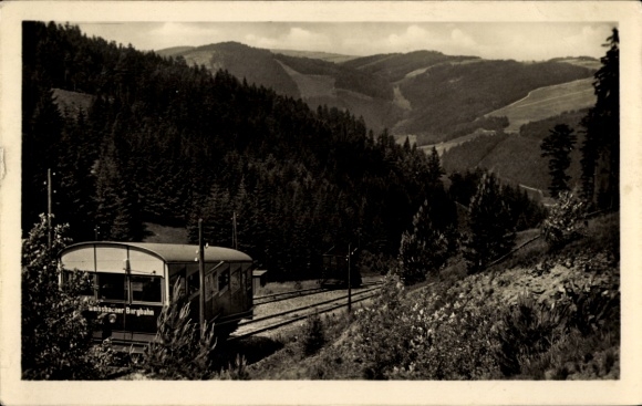 Ak Oberweißbach im Weißbachtal Thüringen, Oberweißbacher Bergbahn