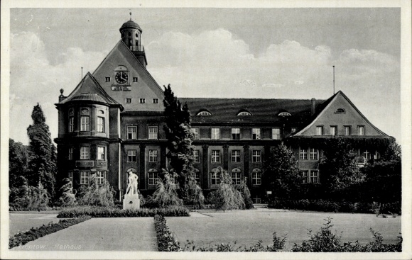 Ak Berlin Treptow, Rathaus