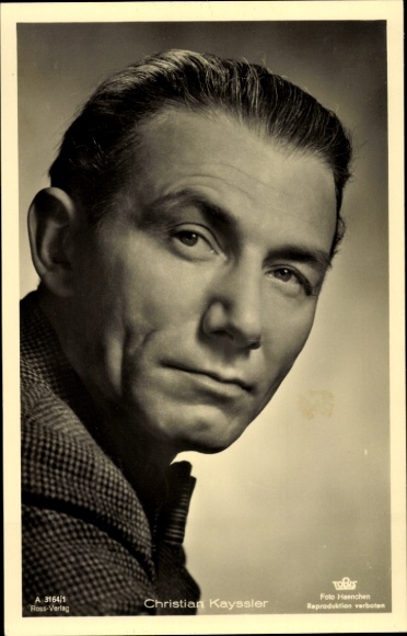 Ak Schauspieler Christian Kayssler, Portrait, Ross Verlag 3164/1