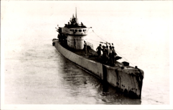 Foto Ak Deutsches U Boot, UIT 24, ehem. italienisches U Boot