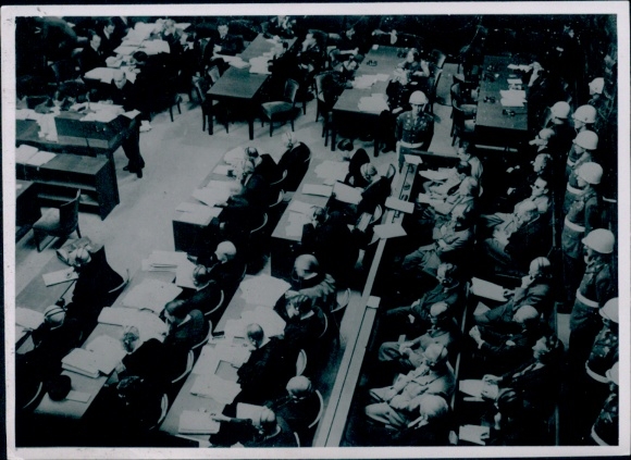 Foto Nürnberger Prozess, Verhandlungssaal