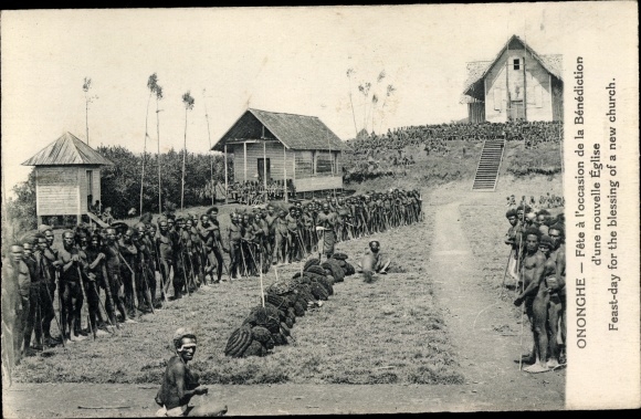 Ak Ononghe Papua Neuguinea, Fête à l'occasion de la Bénédiction d'une nouvelle Église