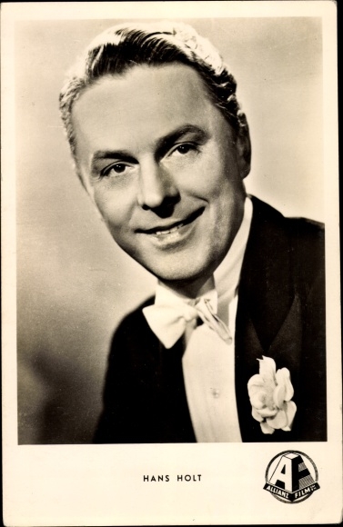Ak Schauspieler Hans Holt, Portrait