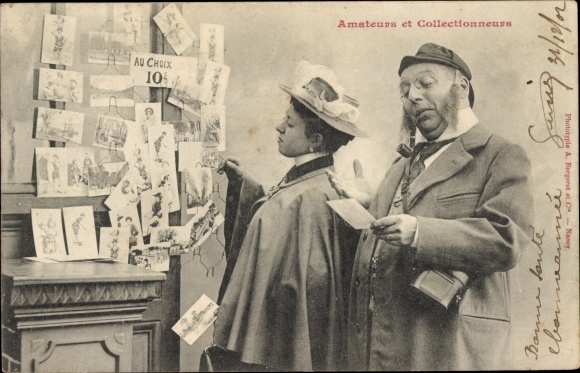 Ak Amateure und Sammler, Editions Bergeret