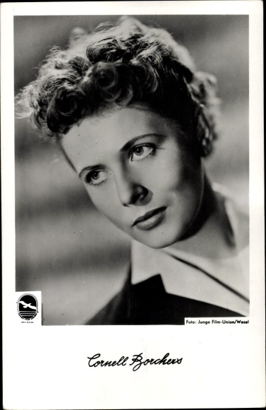 Ak Schauspielerin Cornell Borchers, Portrait
