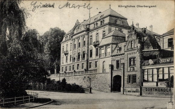 Ak Bonn am Rhein, Königliches Oberbergamt, Hotel