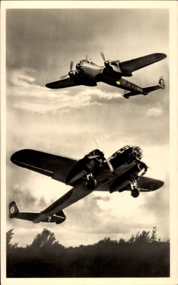 Ak Deutsche Luftwaffe, Dornier Do 215 Kampfflugzeug