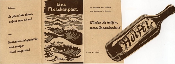 2 Fotos, Schiffsnot-Rettung